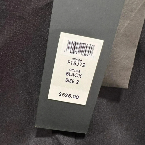 Rachel Zoe Velvet Shimmer Double Breasted Blazer Black NWT Size 2 - Picture 11 of 12